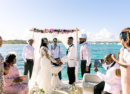 Hochzeit auf einem Boot, Punta Cana (Daphnee & Stanley)