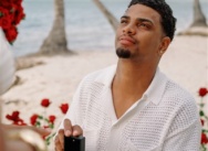 Romantischer Strandantrag von Generick & Catharina in Punta Cana