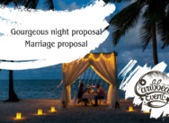 Heiratsantrag am Privatstrand Punta Cana – Wunderschöner Nachtantrag