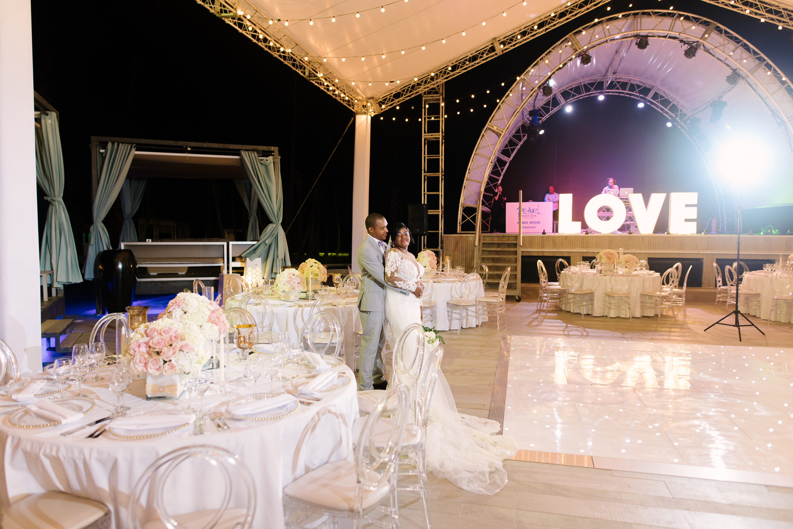 Hochzeitsfeier in der Dominikanischen Republik