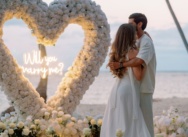 Ein magischer Heiratsantrag am Strand von Caribbean Wedding: Paulo & Jenniffer