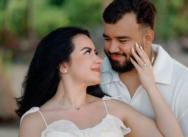 Heiratsantrag am Strand Punta Cana: Leslie Serna & Eric