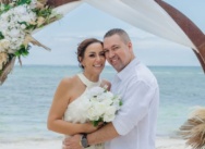 Intime Hochzeit am Strand von Punta Cana